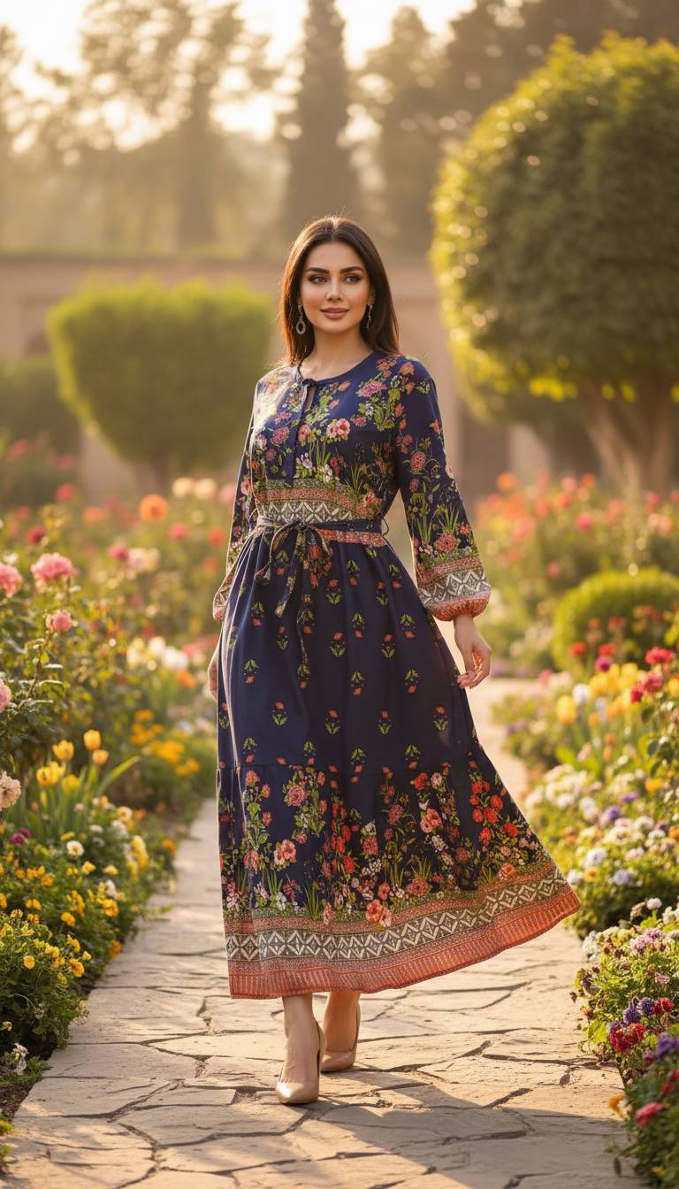 پیراهن ساحلی بهار